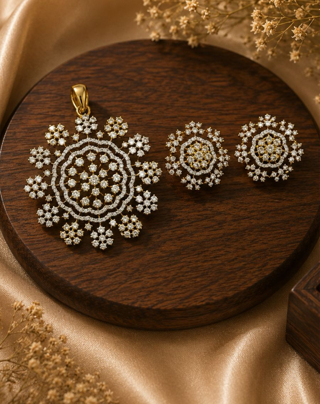 Sparkling Gold Earrings