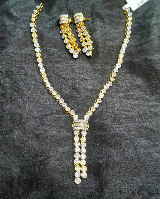 Celeste Tassel Necklace Set